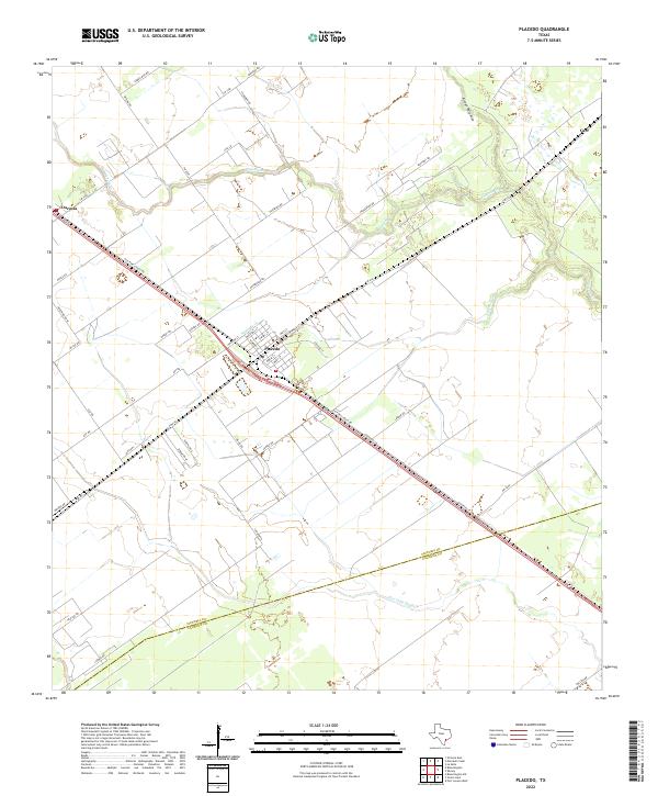 USGS Topographic Map – Placedo