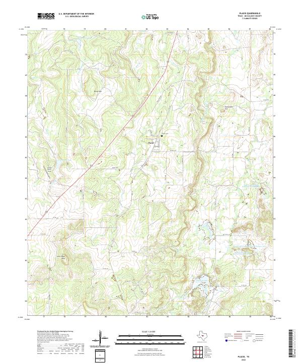 USGS Topographic Map – Placid