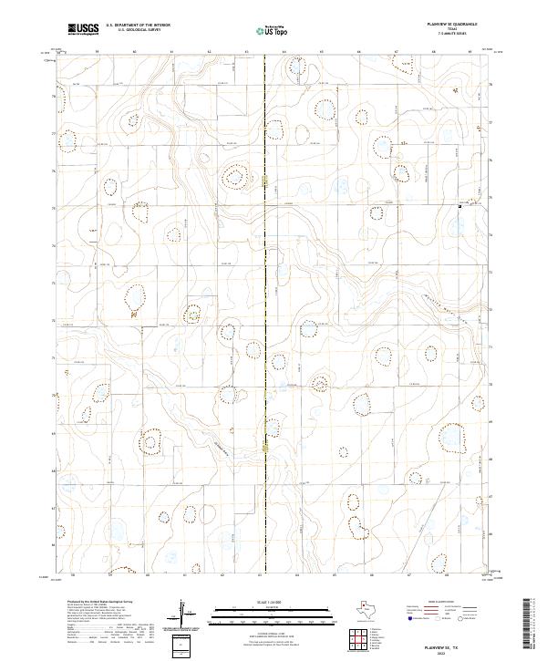 2022 Map of Plainview SE, 2022 Print