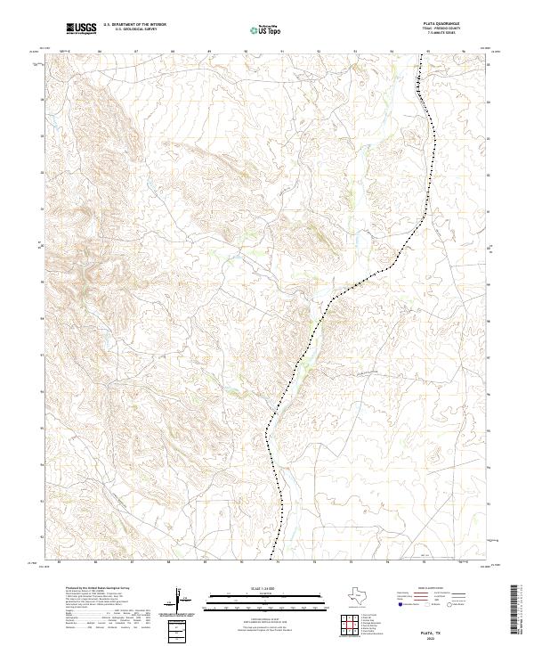 USGS Topographic Map – Plata