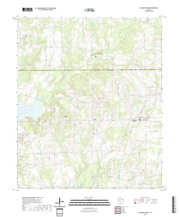 USGS Topographic Map – Pleasant Grove