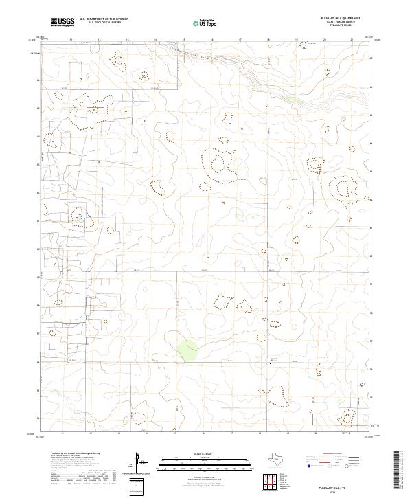 USGS Topographic Map – Pleasant Hill