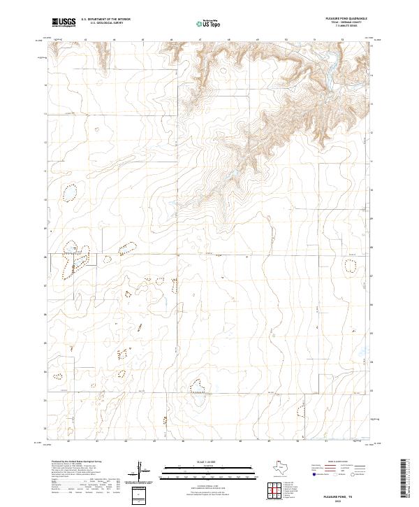 USGS Topographic Map – Pleasure Pond
