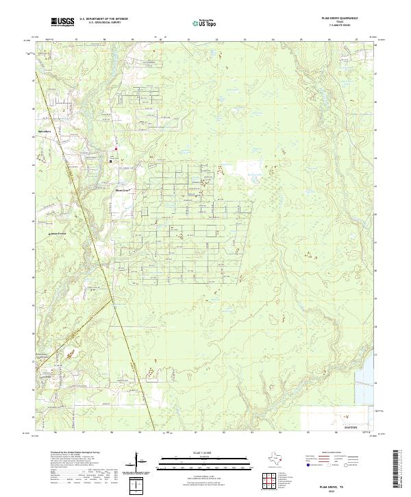 USGS Topographic Map – Plum Grove