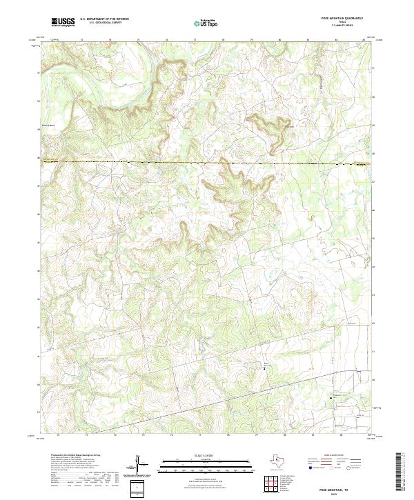 USGS Topographic Map – Poke Mountain