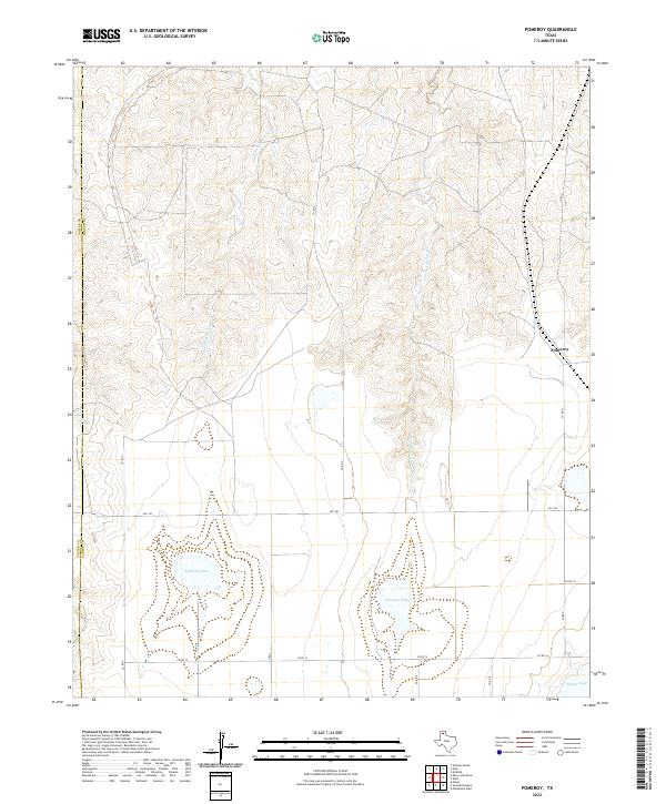 USGS Topographic Map – Pomeroy