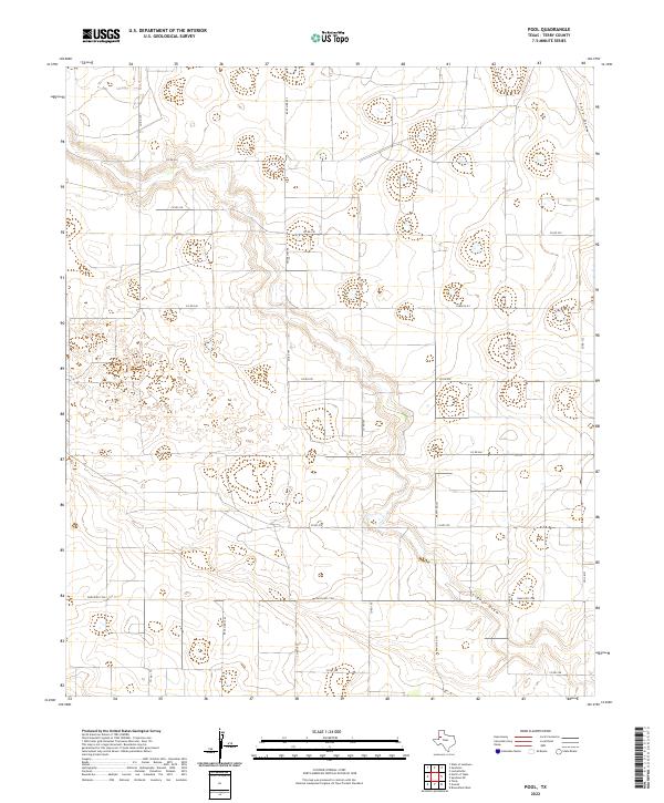 2022 Map of Pool, 2022 Print