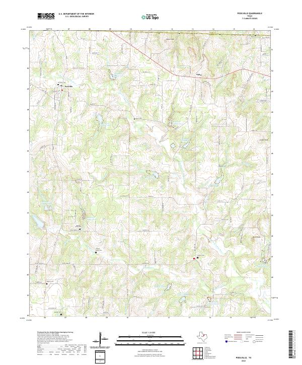USGS Topographic Map – Poolville