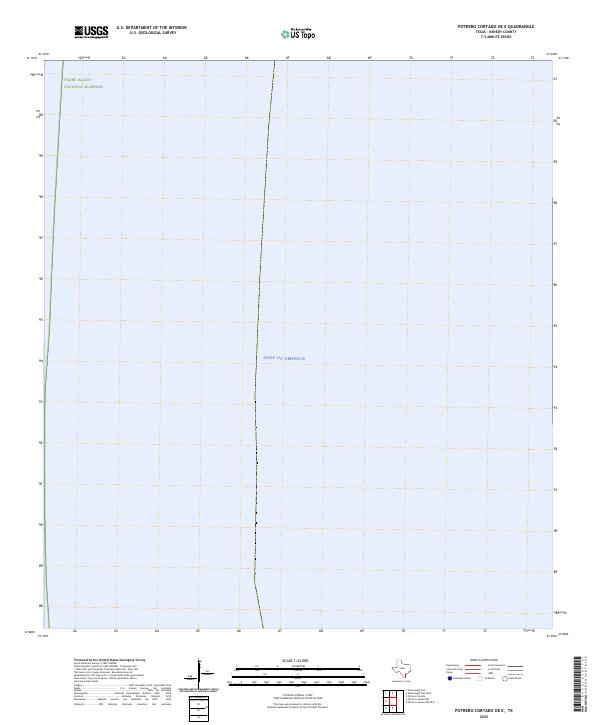 2025 Map of Potrero Cortado OE E, 2025 Print