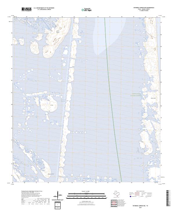USGS Topographic Map – Potrero Lopeno NW