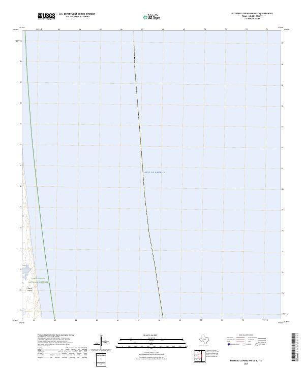 2025 Map of Potrero Lopeno NW OE E, 2025 Print