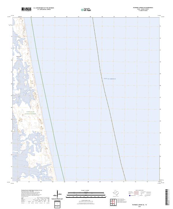 USGS Topographic Map – Potrero Lopeno SE