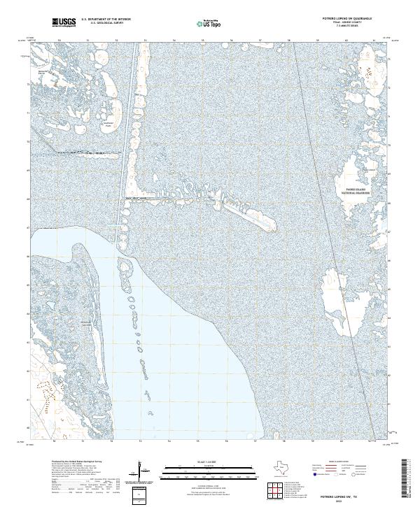 USGS Topographic Map – Potrero Lopeno SW