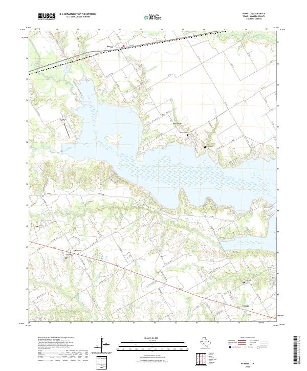 USGS Topographic Map – Powell