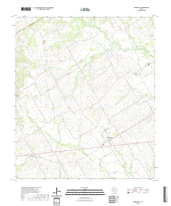USGS Topographic Map – Prairie Hill