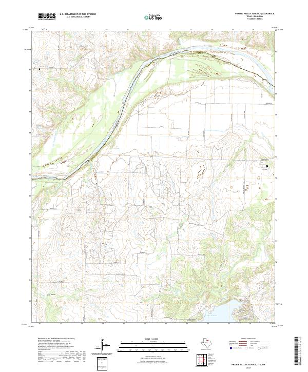USGS Topographic Map – Prairie Valley School