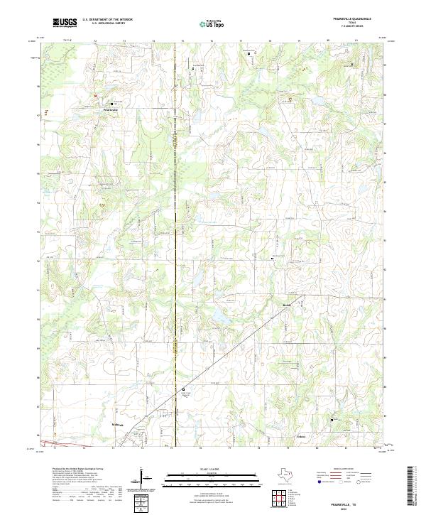 USGS Topographic Map – Prairieville