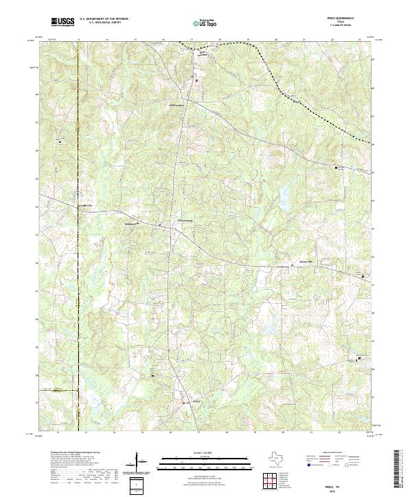 USGS Topographic Map – Price