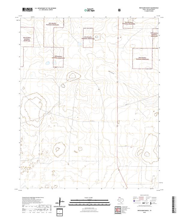 USGS Topographic Map – Pritchard Ranch