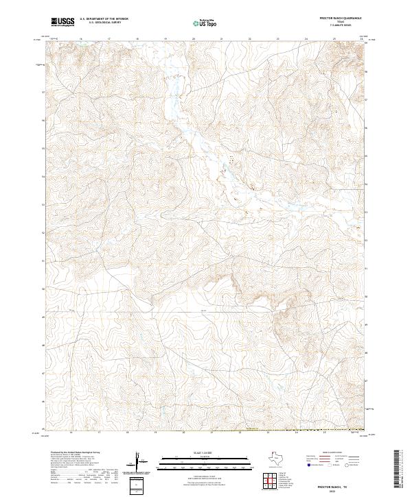 2022 Map of Proctor Ranch, 2022 Print