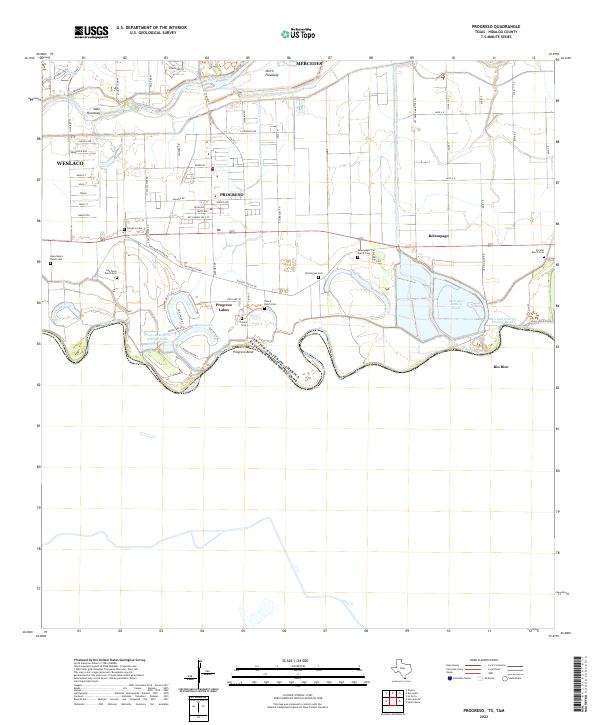 USGS Topographic Map – Progreso