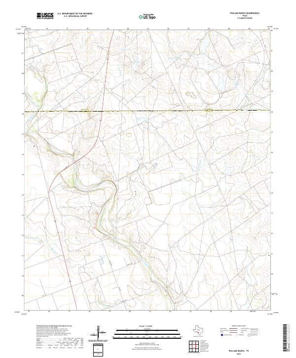 USGS Topographic Map – Pulliam Ranch