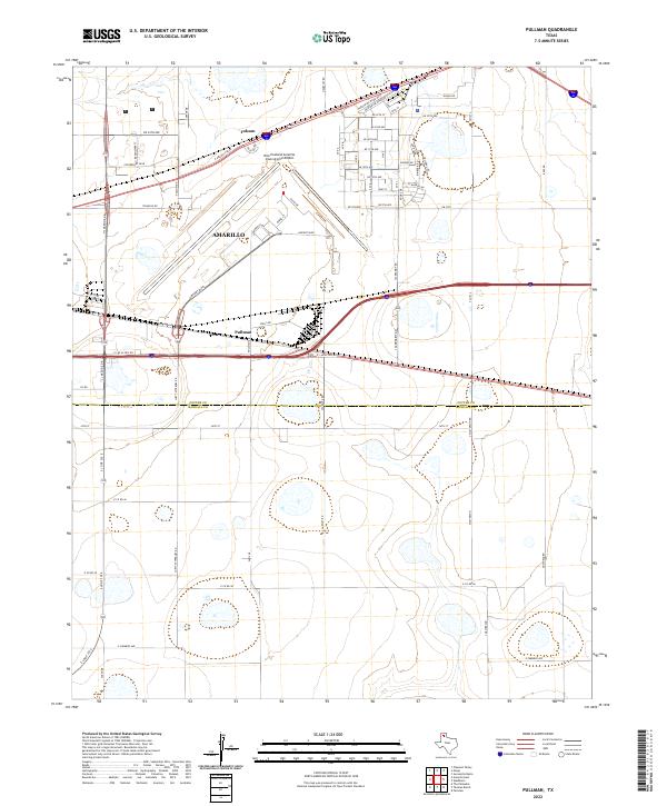 USGS Topographic Map – Pullman