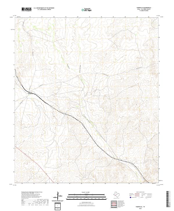 USGS Topographic Map – Pumpville