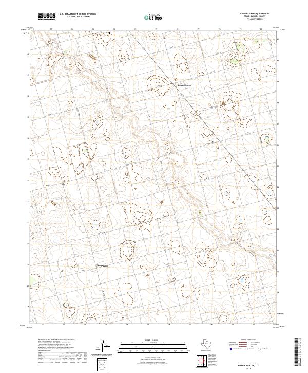 USGS Topographic Map – Punkin Center
