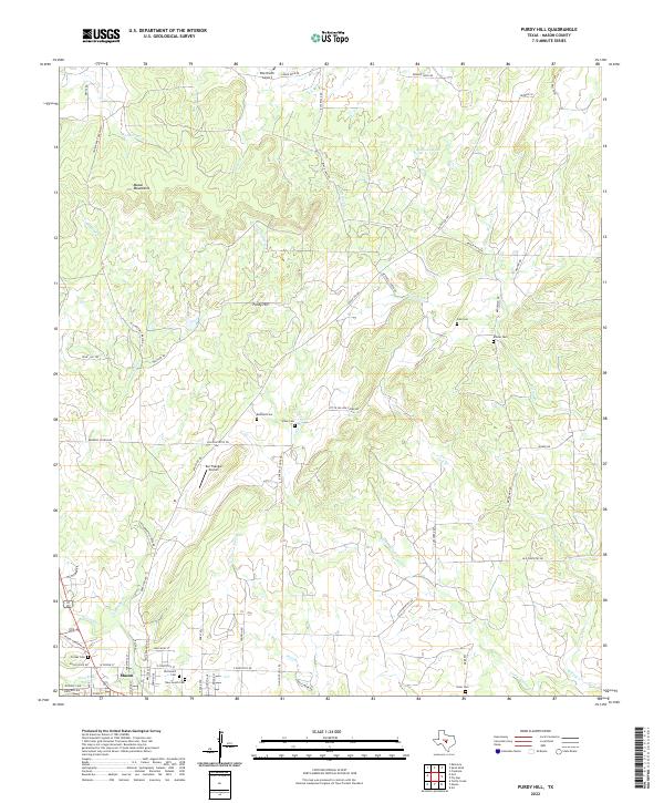 USGS Topographic Map – Purdy Hill