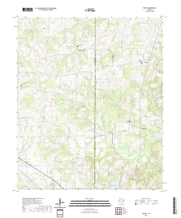 USGS Topographic Map – Purley