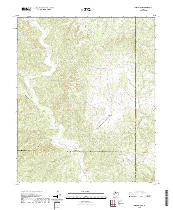 USGS Topographic Map – Pursley House