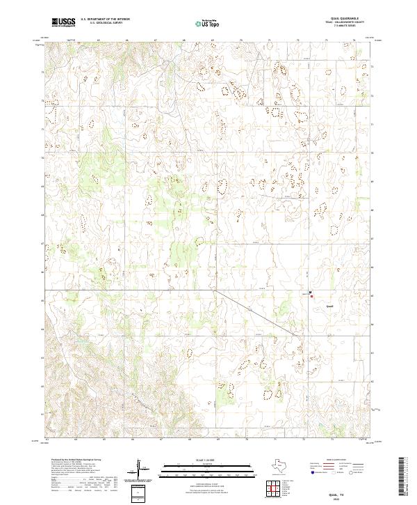 USGS Topographic Map – Quail