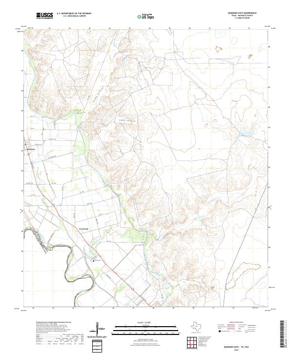 USGS Topographic Map – Quemado East