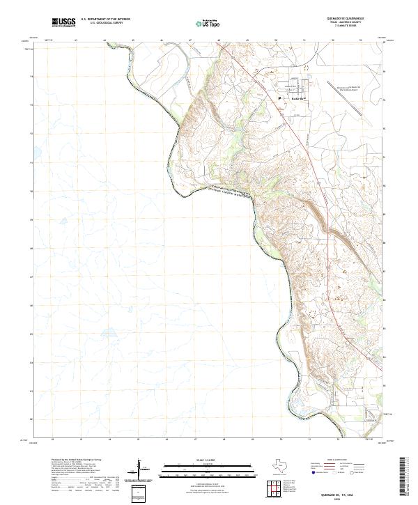 USGS Topographic Map – Quemado SE