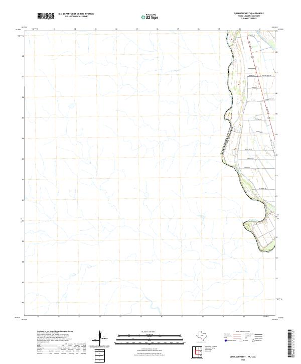USGS Topographic Map – Quemado West