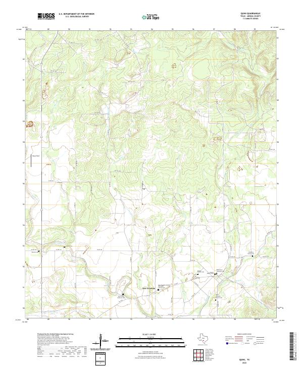 USGS Topographic Map – Quihi
