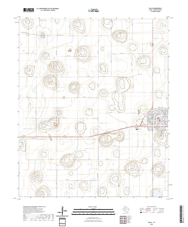 USGS Topographic Map – Ralls