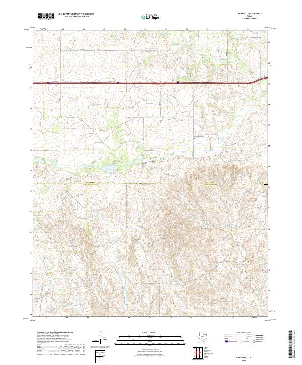 USGS Topographic Map – Ramsdell