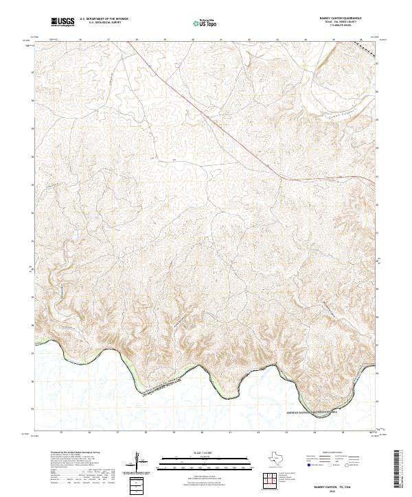 USGS Topographic Map – Ramsey Canyon