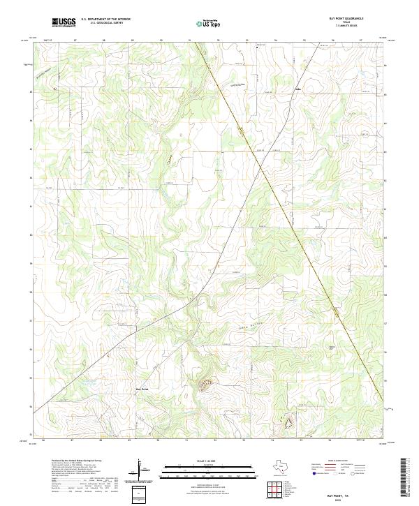 USGS Topographic Map – Ray Point
