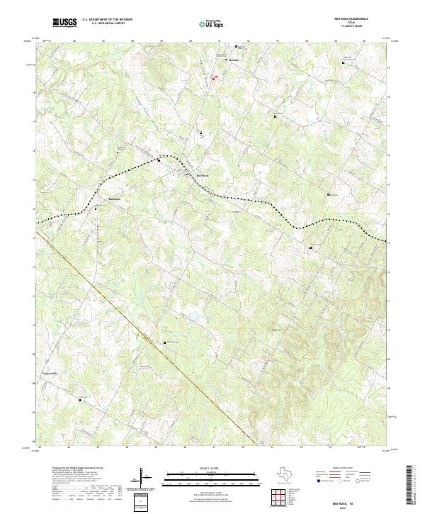 USGS Topographic Map – Red Rock