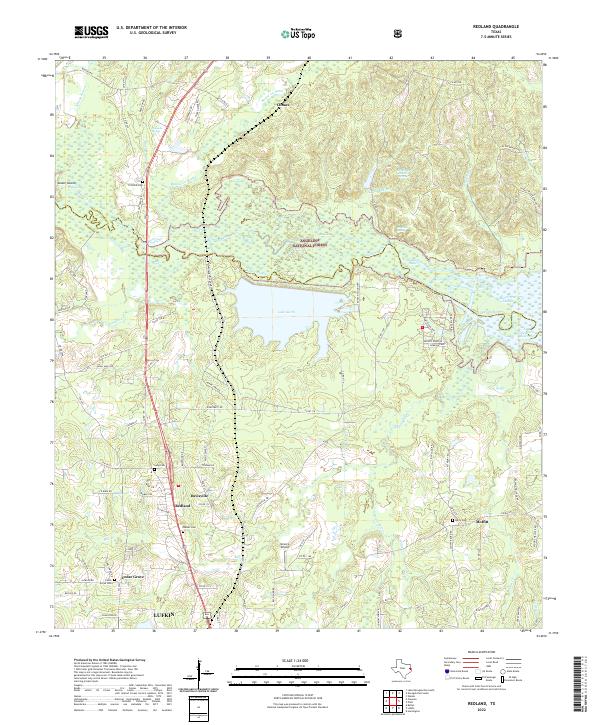 USGS Topographic Map – Redland