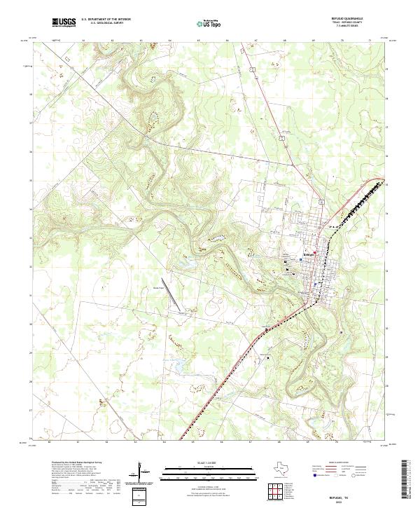 USGS Topographic Map – Refugio