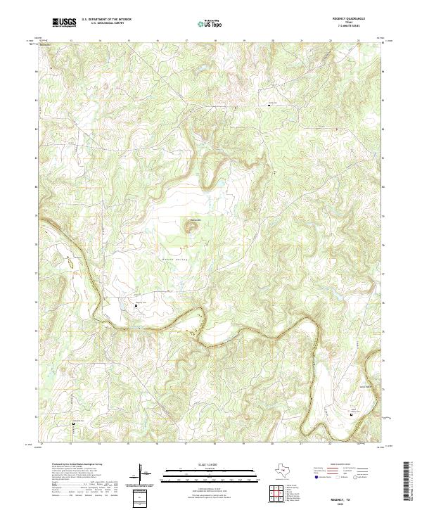 USGS Topographic Map – Regency