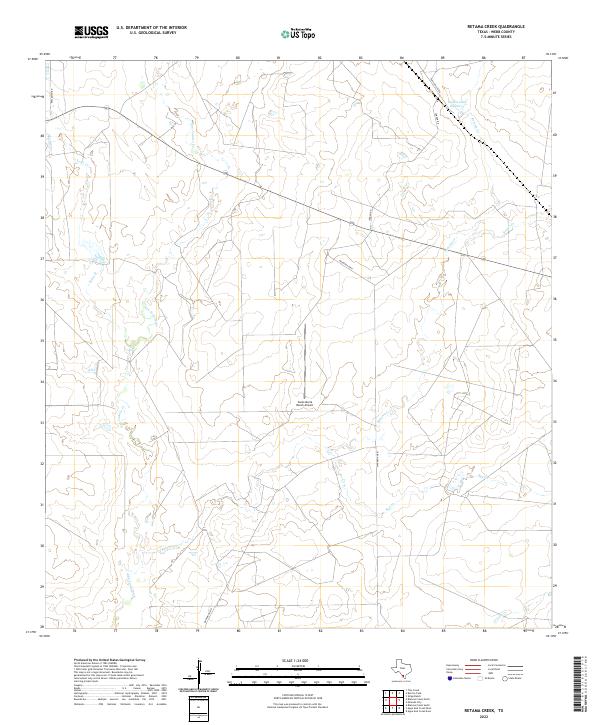 USGS Topographic Map – Retama Creek