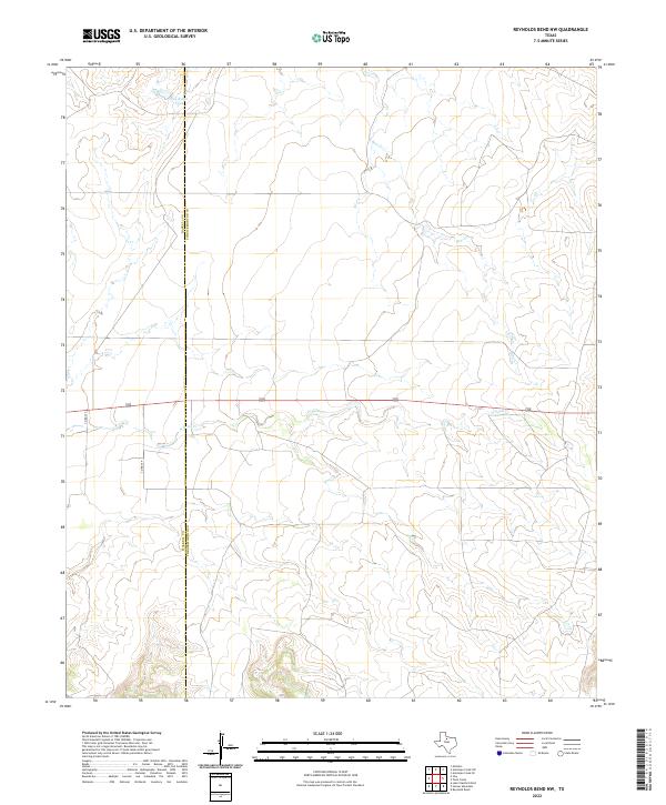 USGS Topographic Map – Reynolds Bend NW