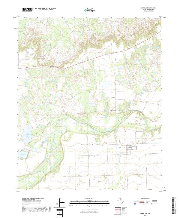 USGS Topographic Map – Rhineland