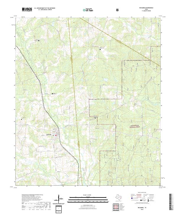 USGS Topographic Map – Richards