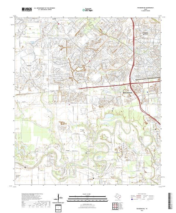 USGS Topographic Map – Richmond NE